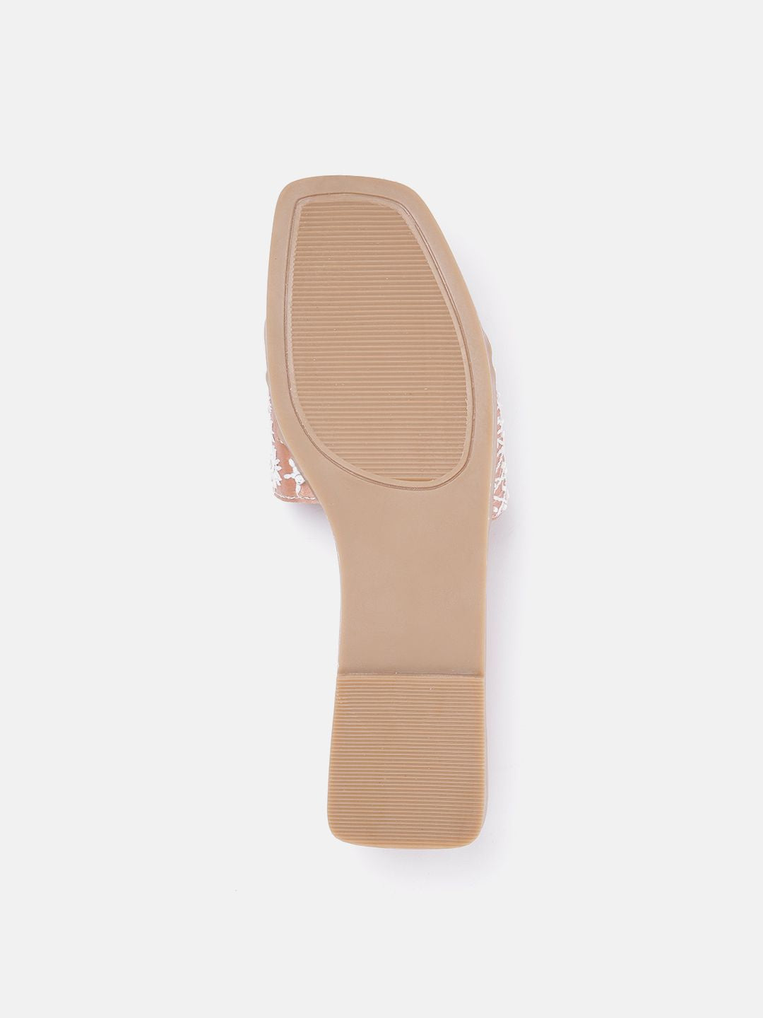 Anouk Women Floral Embroidered Open Toe Flats