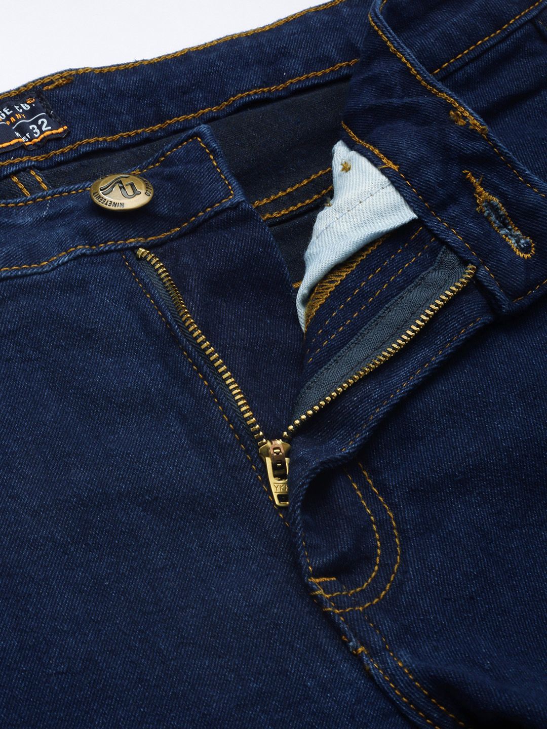 The Indian Garage Co Men Slim Straight Fit Stretchable Jeans