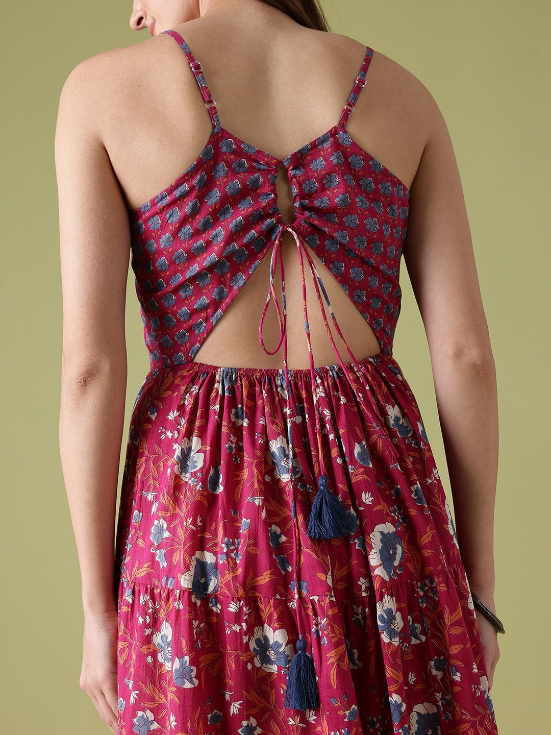 Anouk Floral Printed Pure Cotton Kurta