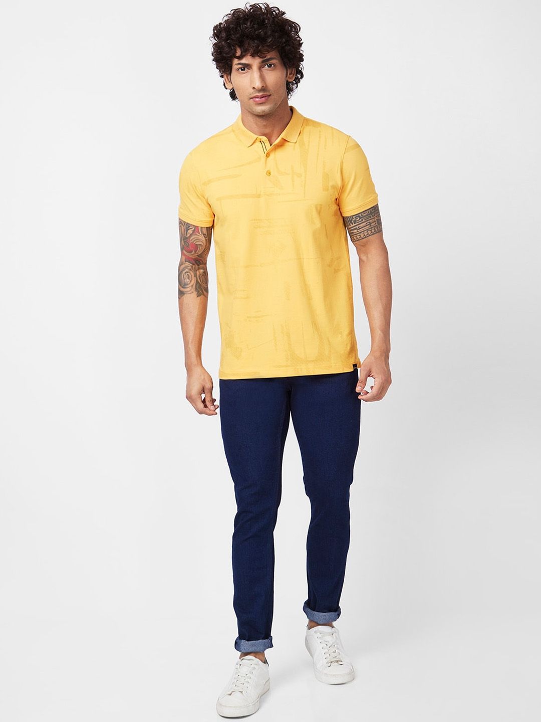 SPYKAR Men Skinny Fit Low-Rise Stretchable Jeans