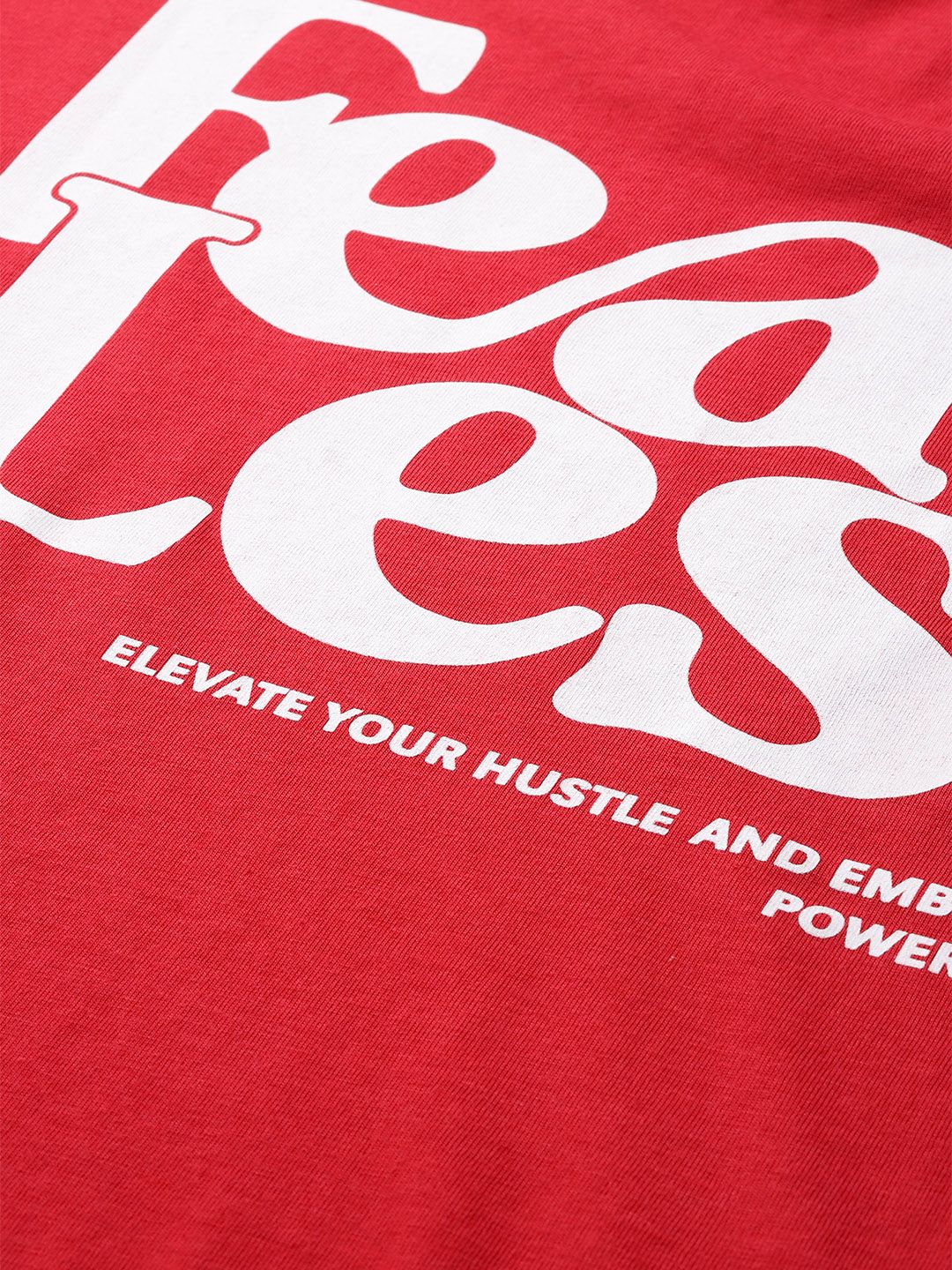 HRX by Hrithik Roshan Lifestyle Typography Print Regular T-shirt