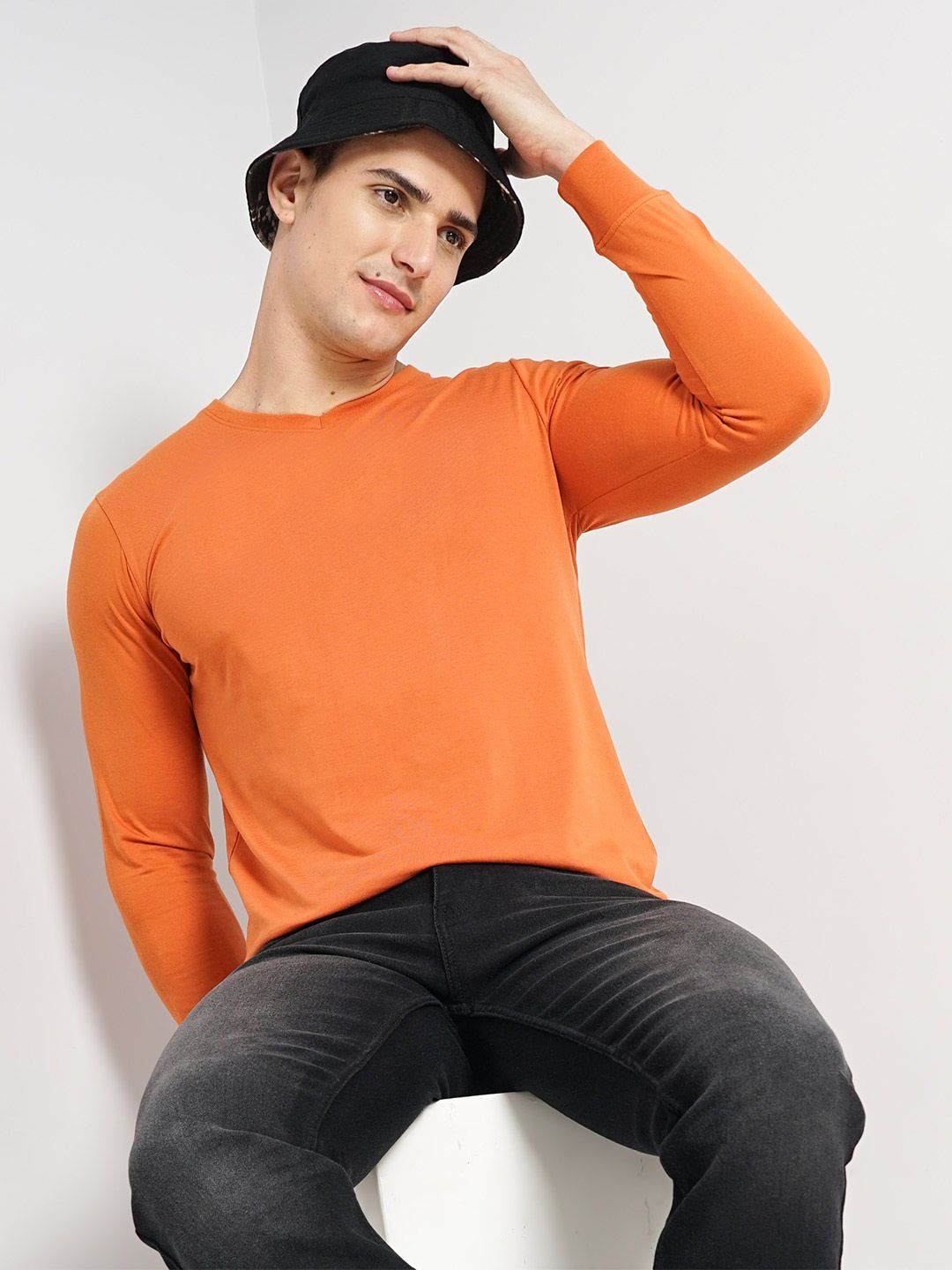 The Indian Garage Co Long Sleeves Cotton T-shirt