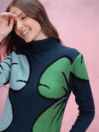 DressBerry Women Floral Acrylic Pullover