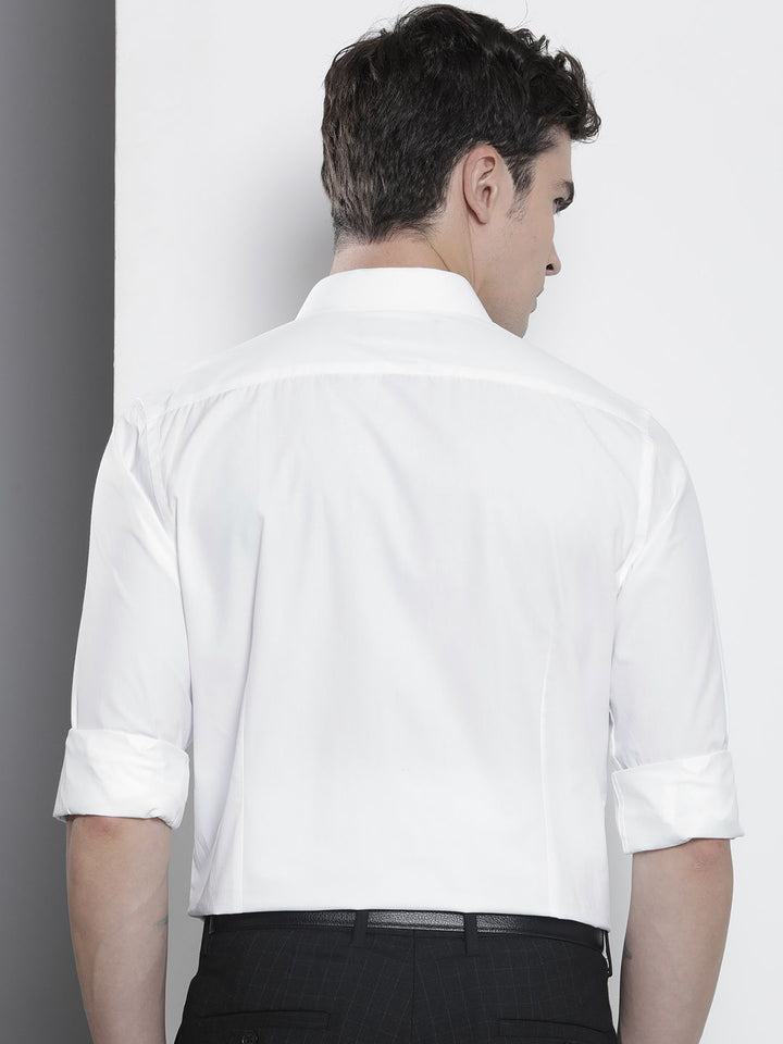 The Indian Garage Co Men Slim Fit Opaque Formal Shirt