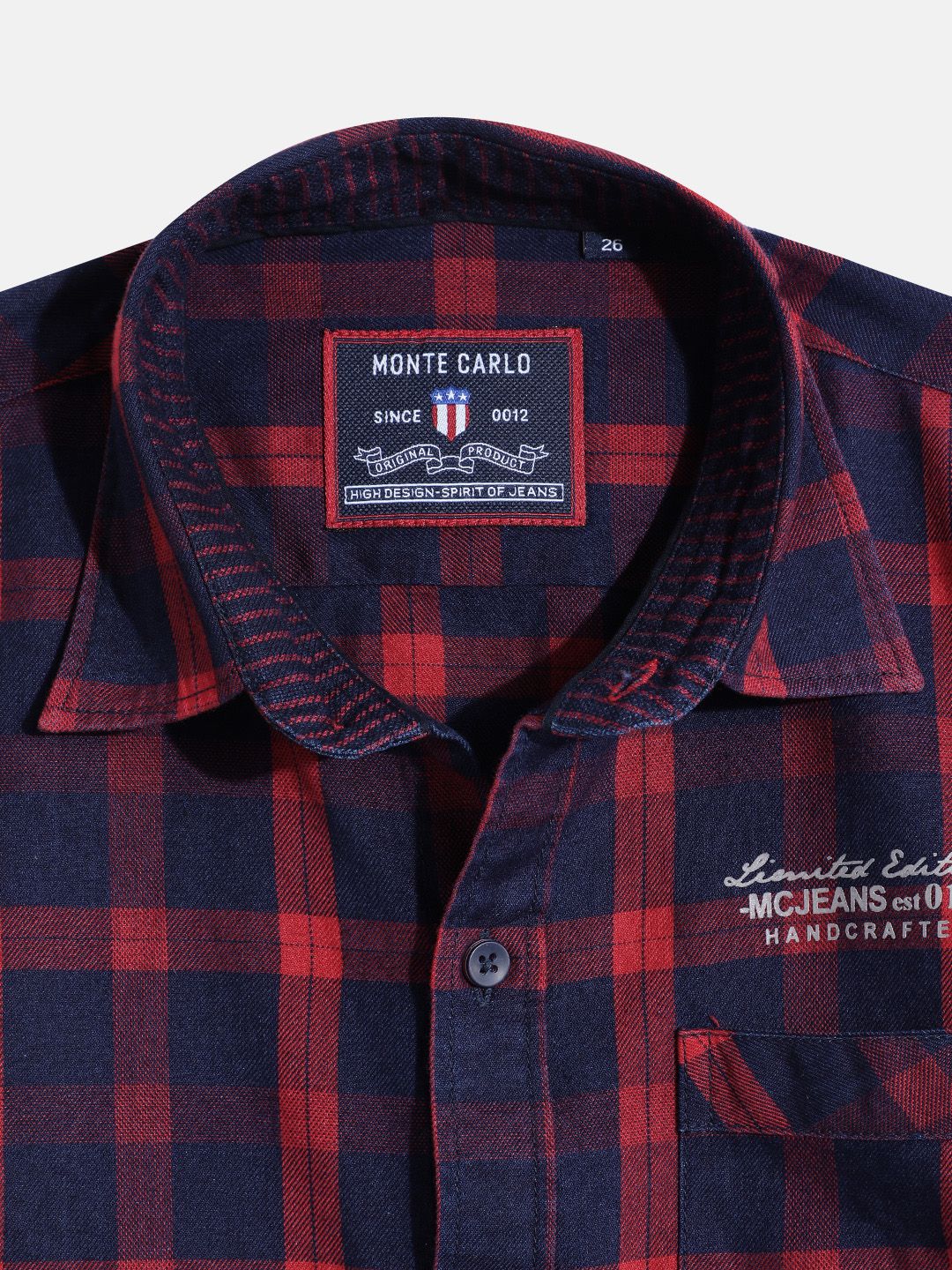 Monte Carlo Boys Checked Casual Smart Fit Shirt