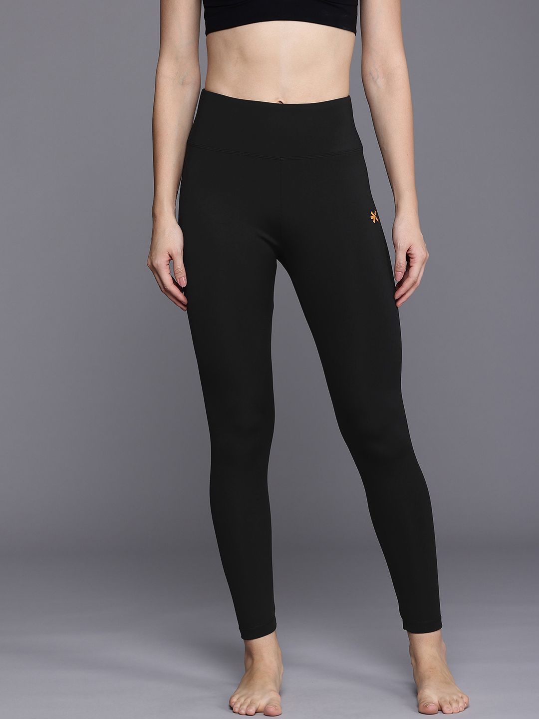 HRX by Hrithik Roshan Rapid-Dry Yoga Seamless Tights
