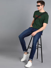 Urbano Fashion Men Blue Slim Fit Light Fade Stretchable Jeans