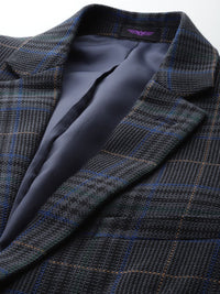 Park Avenue Slim Fit Checked Single-Breasted Blazers