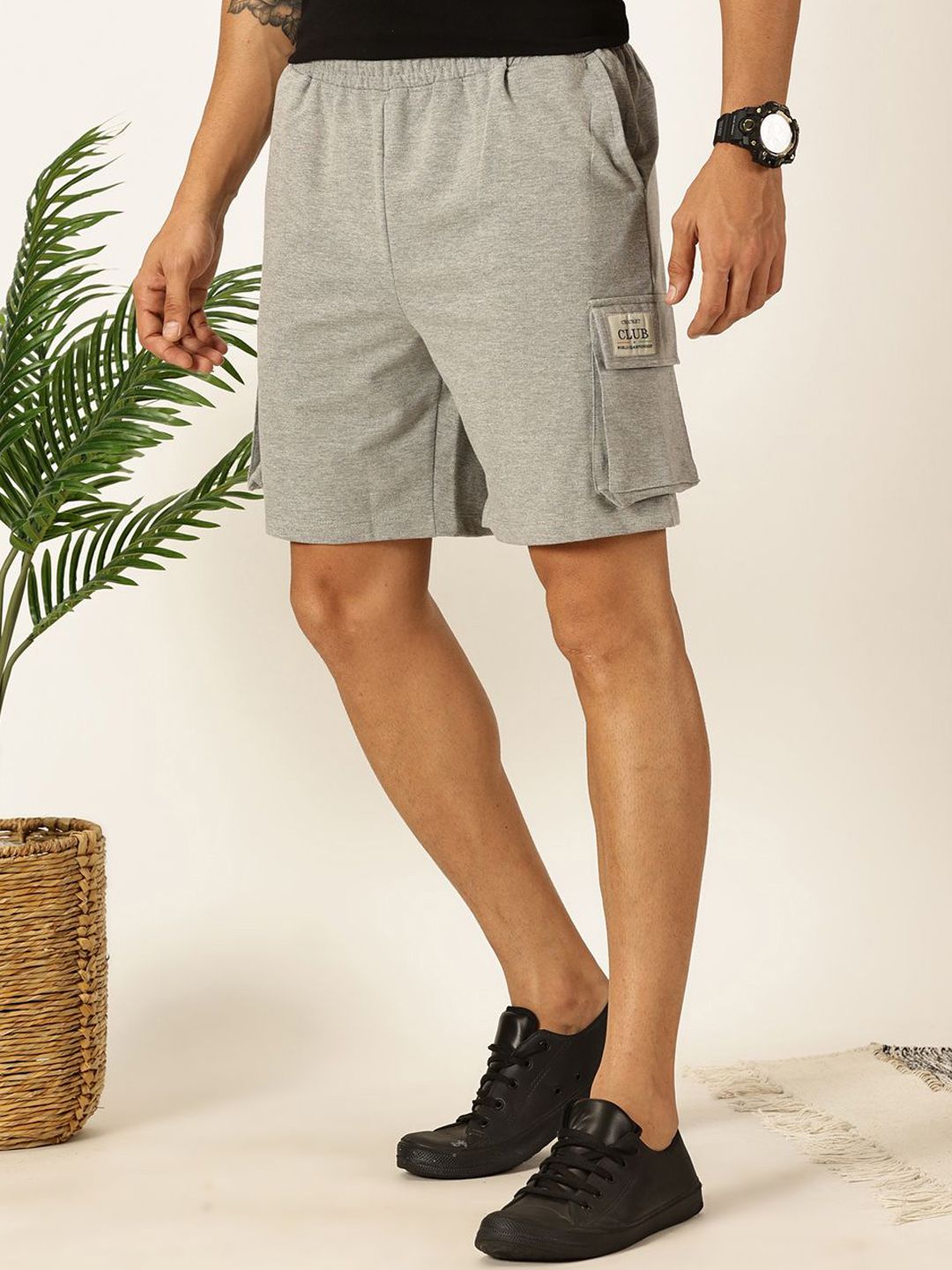 Thomas Scott Men Mid-Rise Casual Shorts