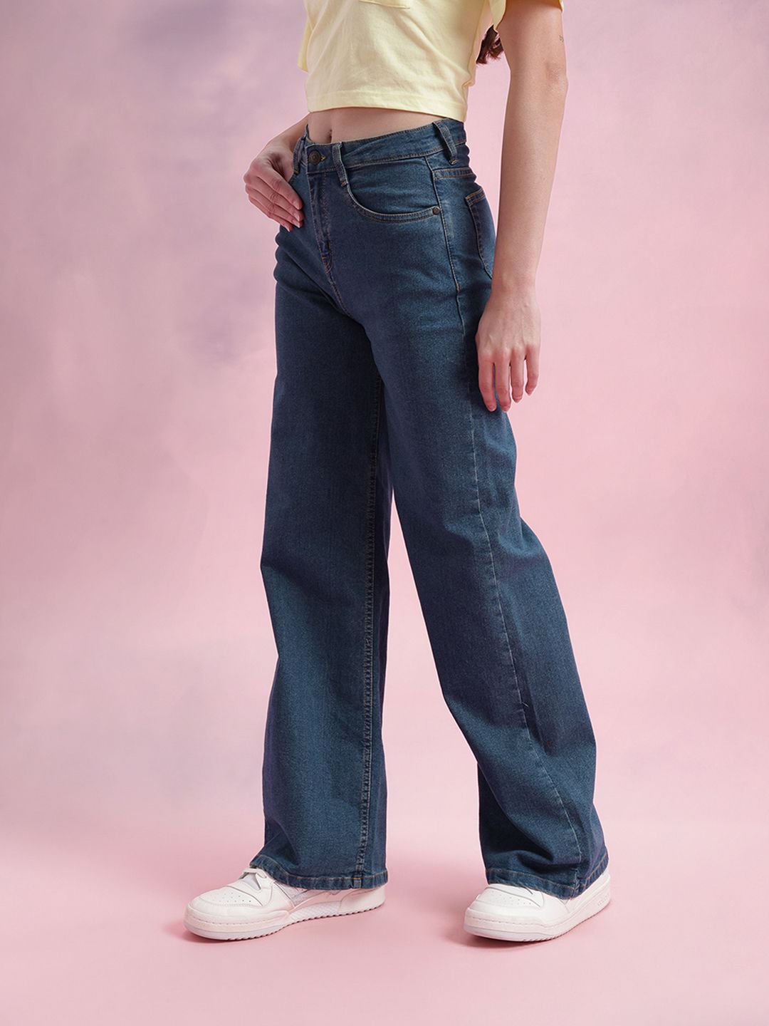 DressBerry Women Wide Leg Jeans