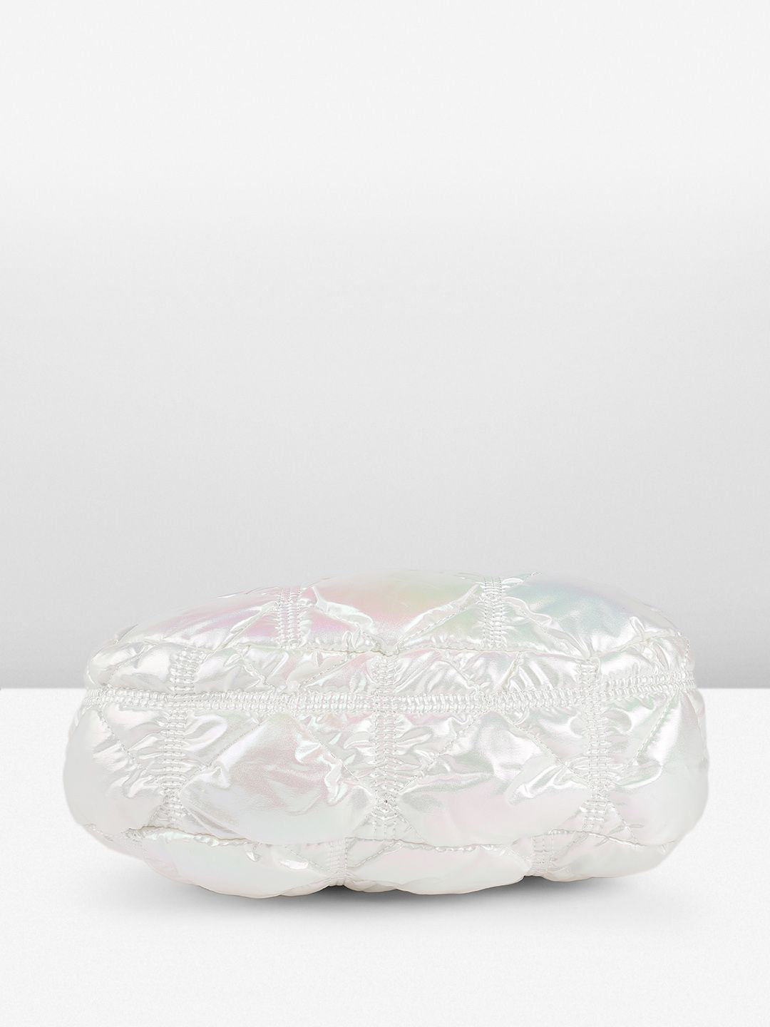 DressBerry Quilted Shoulder Bag with Iridescent Finish