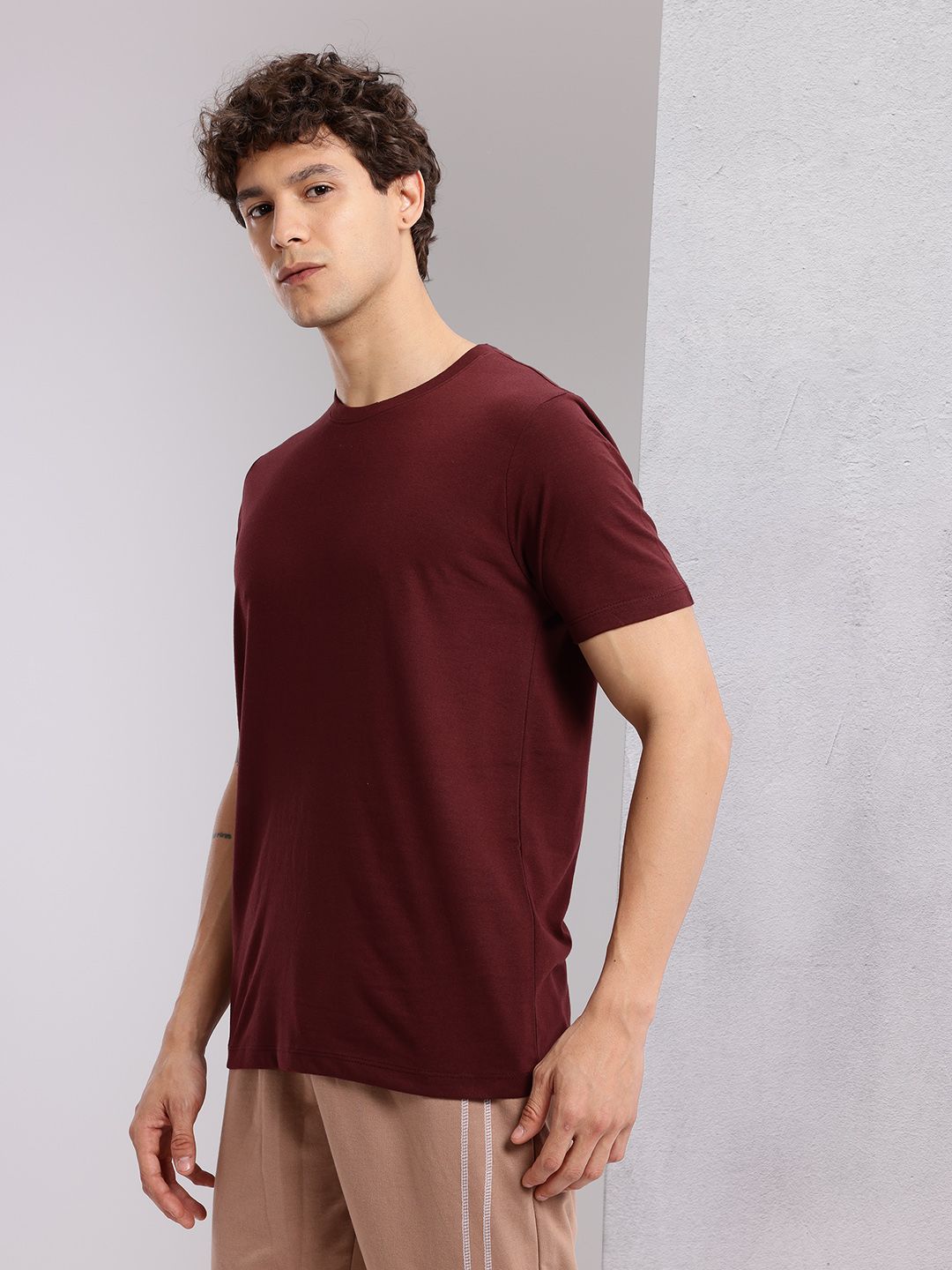 HRX by Hrithik Roshan Men Typography Printed Yoga T-shirt