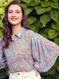 STREET 9 Floral Printed Comfort Fit Casual Shirt