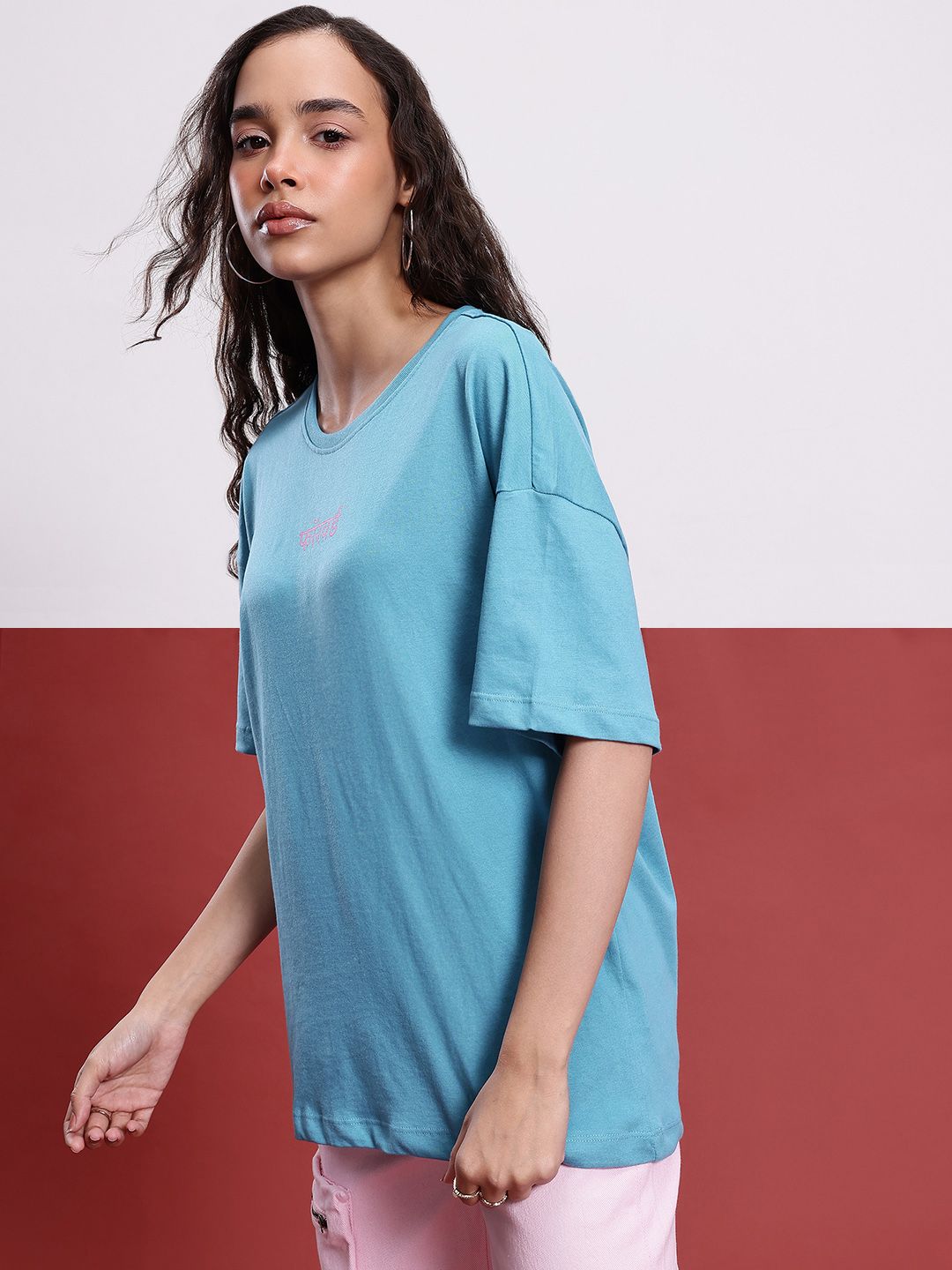 DressBerry Indie Vibes Relaxed Fit T-shirt