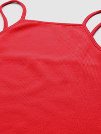 DressBerry Shoulder Straps Ribbed Bodycon Dress