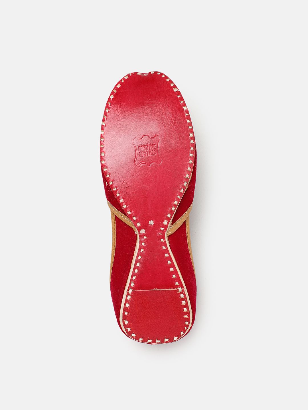 House of Pataudi Women Embellished Ethnic Mojaris Flats