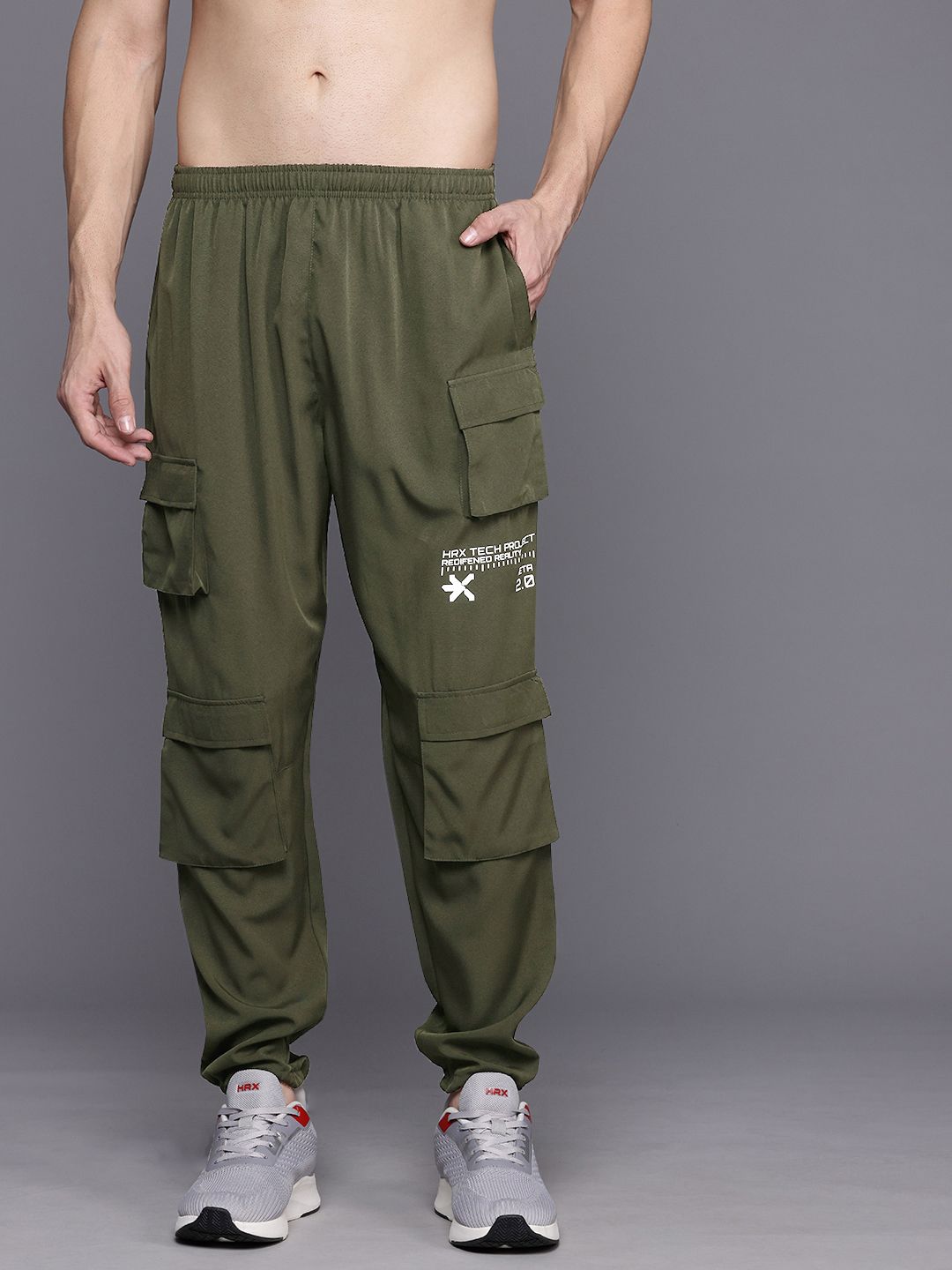 HRX by Hrithik Roshan Men Cargo-Style Lifestyle Joggers
