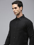 SPYKAR Solid Slim Fit Pure Linen Casual Shirt