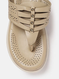 DressBerry Comfort Sandals with Laser Cuts