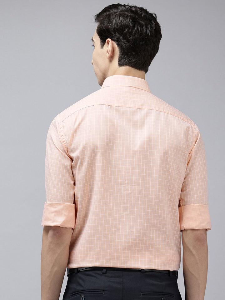 Park Avenue Slim Fit Checked Formal Shirt