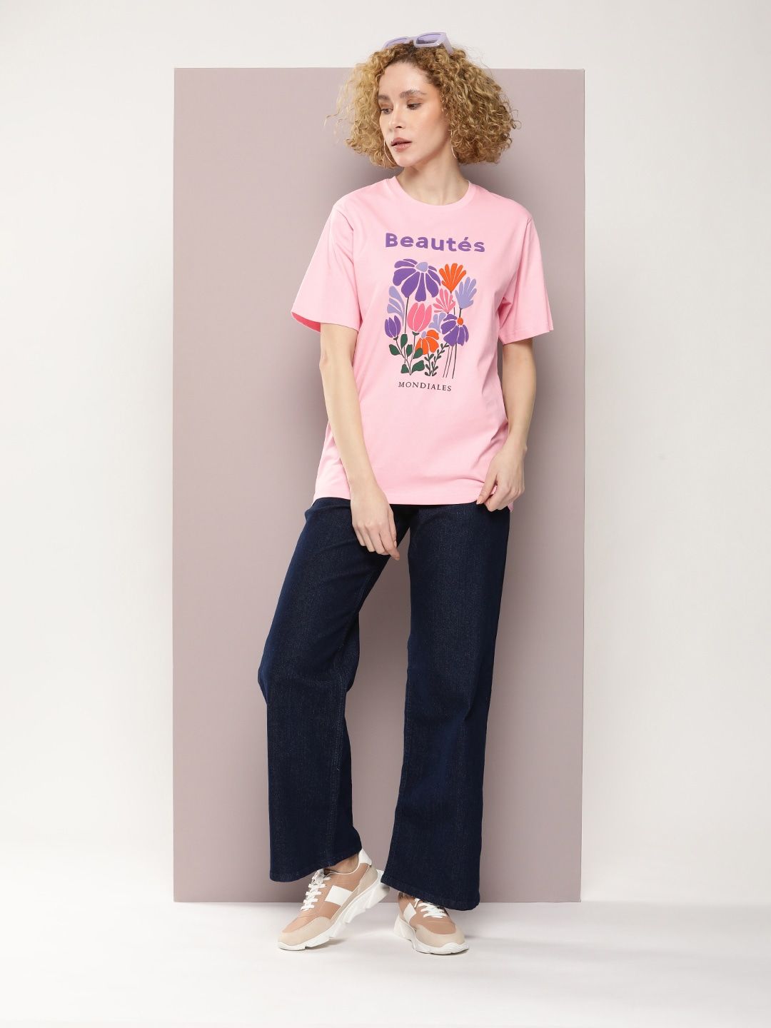 DILLINGER Graphic Printed Oversized Embossed Pure Cotton T-shirt