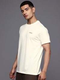 HRX by Hrithik Roshan Round Neck Solid Relaxed Fit Lifestyle T-shirt