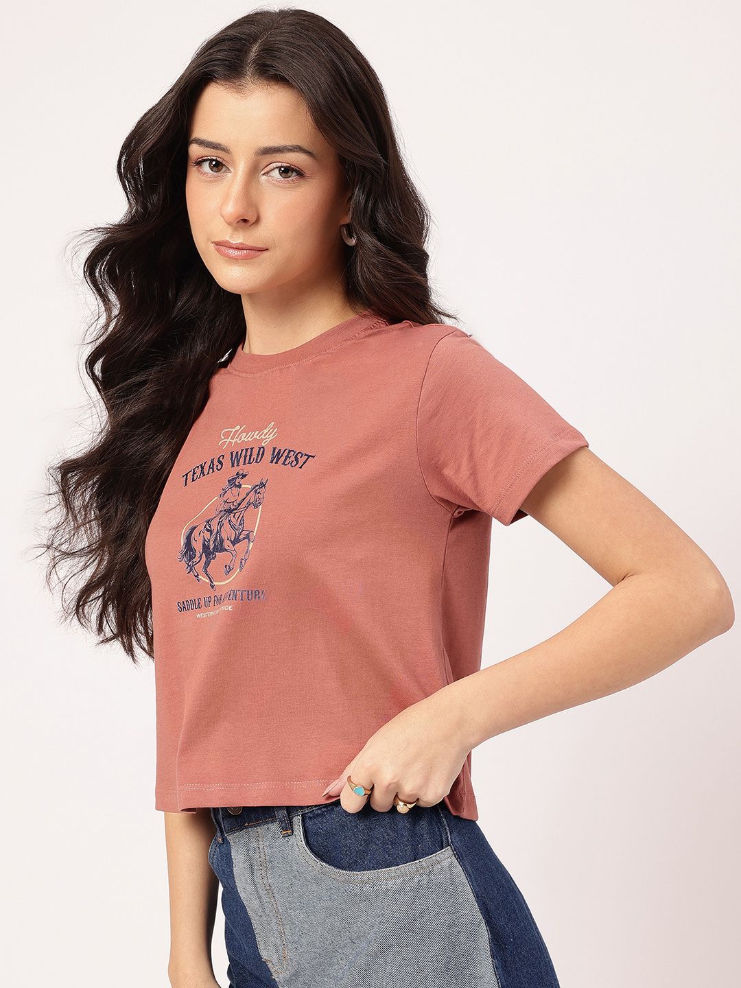 DressBerry Laid-Back Vibes Printed Tee