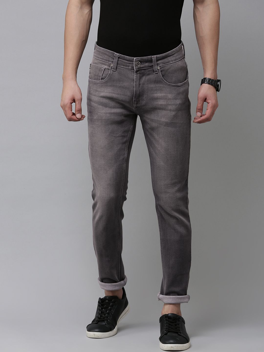 SPYKAR Men Slim Fit Faded Jeans