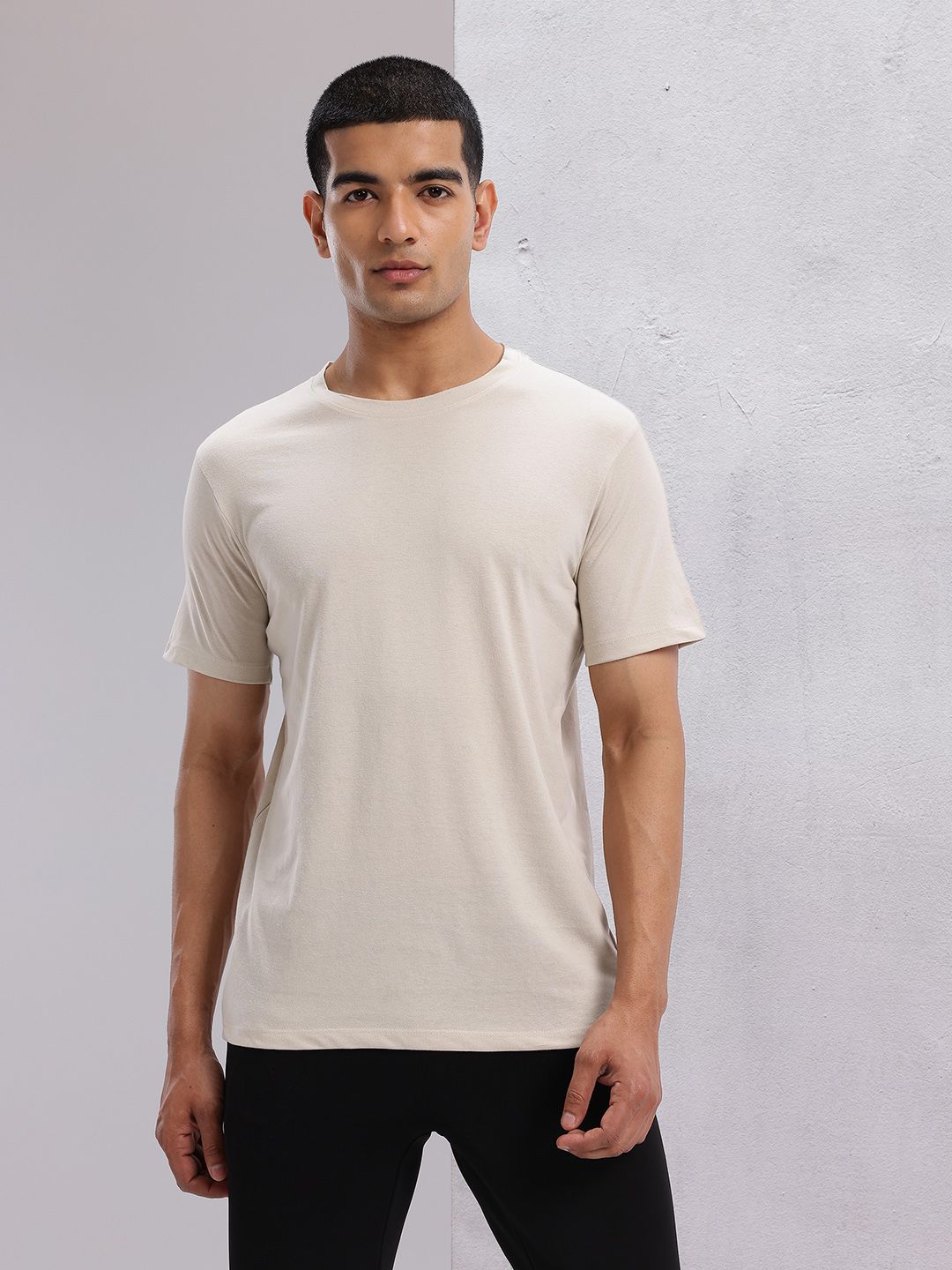 HRX by Hrithik Roshan Typography Printed Yoga T-shirt