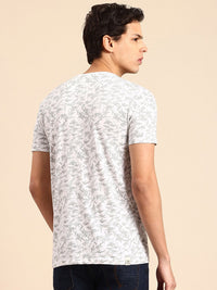 Menjadi t-shirt kapas tulen yang dicetak grafik manusia