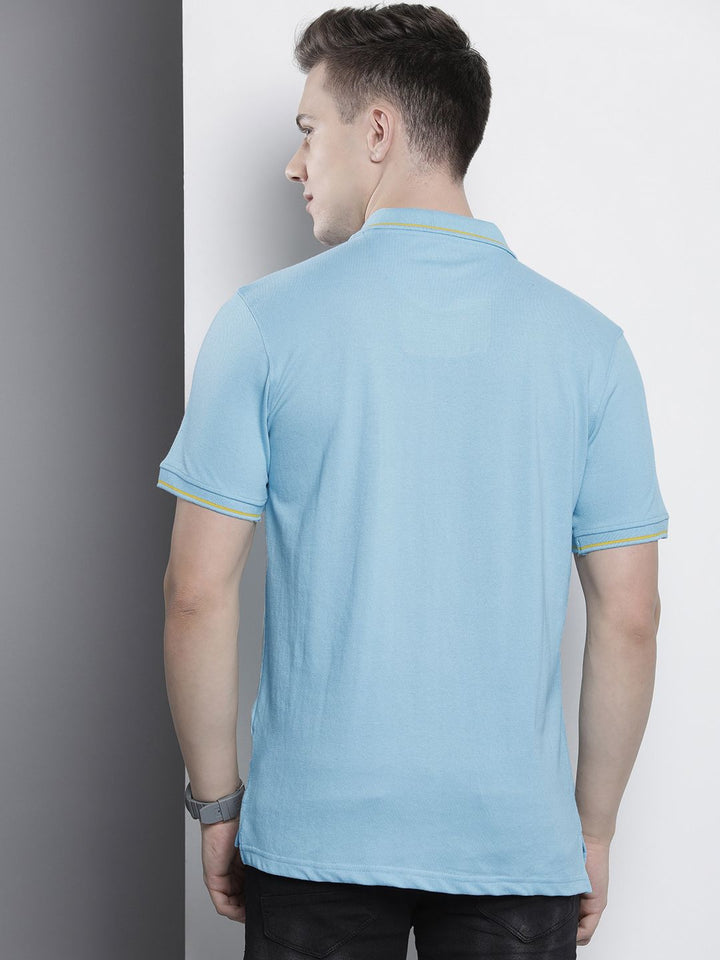 The Indian Garage Co Men Printed Polo Collar T-shirt
