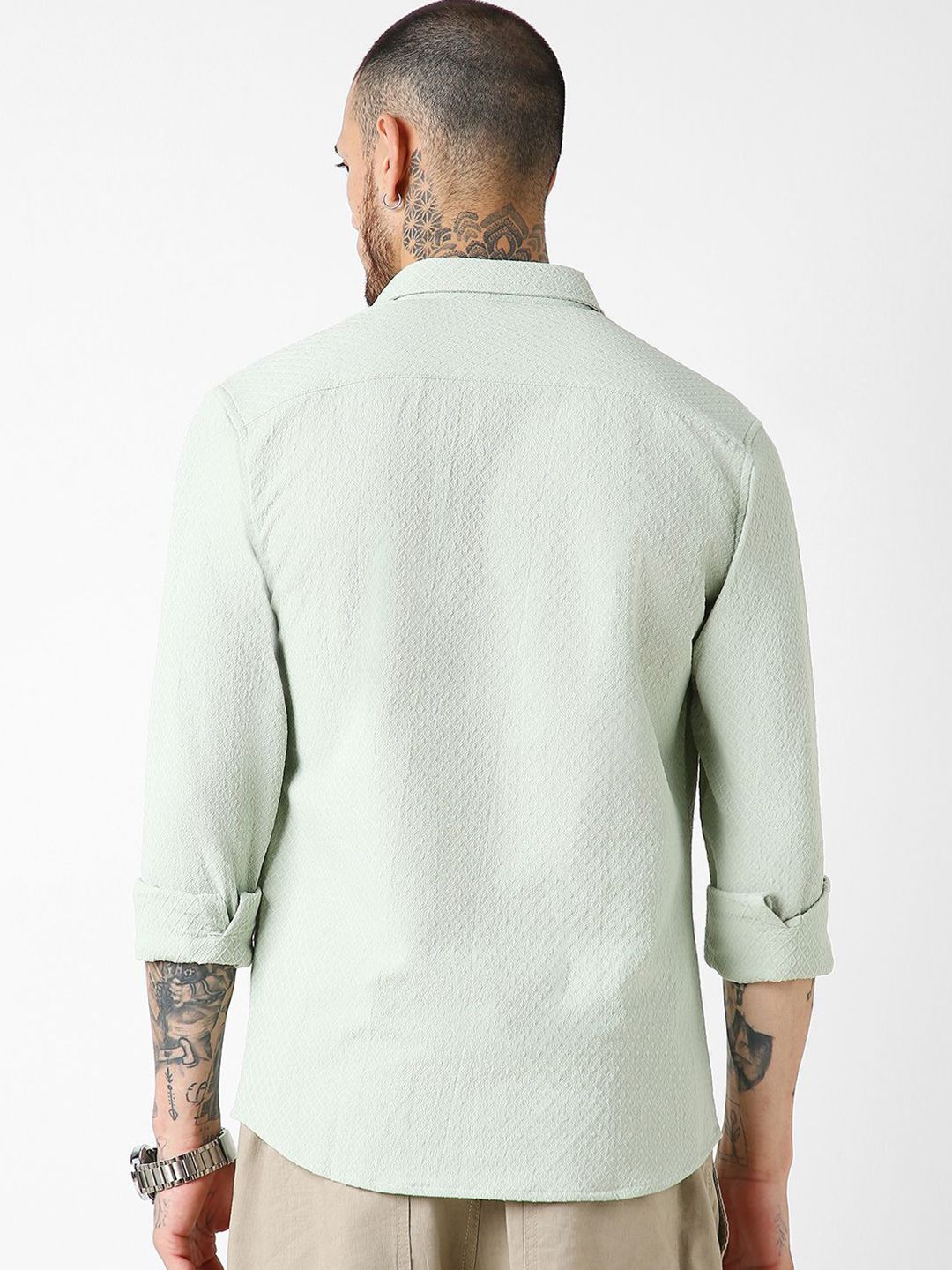 VASTRADO Men Classic Slim Fit Casual Shirt