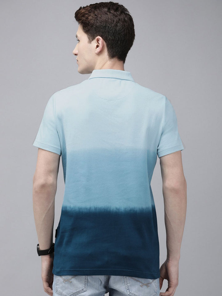 THE BEAR HOUSE Ardor Edition Men Pure Cotton Dyed Polo Collar Slim Fit T-shirt