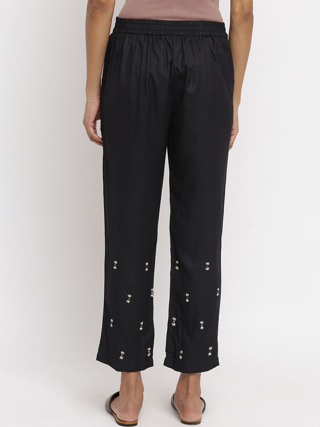 W The Folksong Collection Women Black Trousers