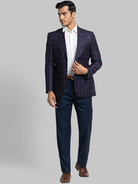 Raymond Men Checked Single Breasted Formal Blazers