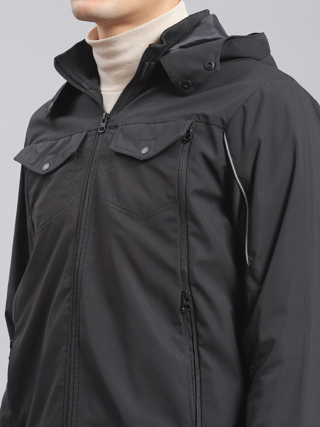 Monte Carlo Hooded Lightweight Bomber Jacket