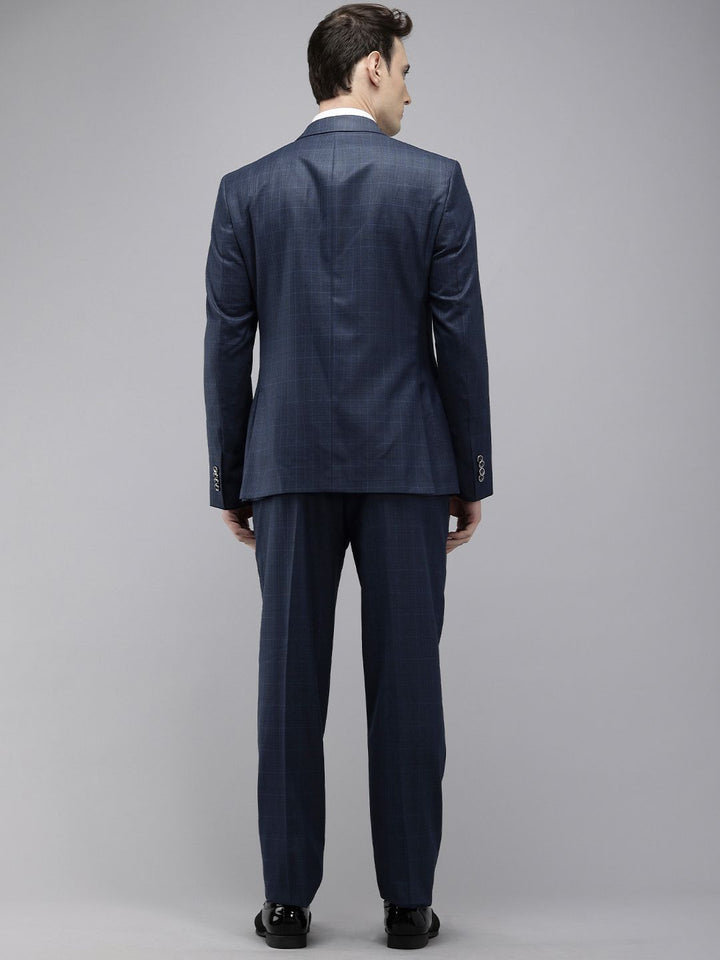 Park Avenue Notched Lapel Collar 3 Piece Formal Suit