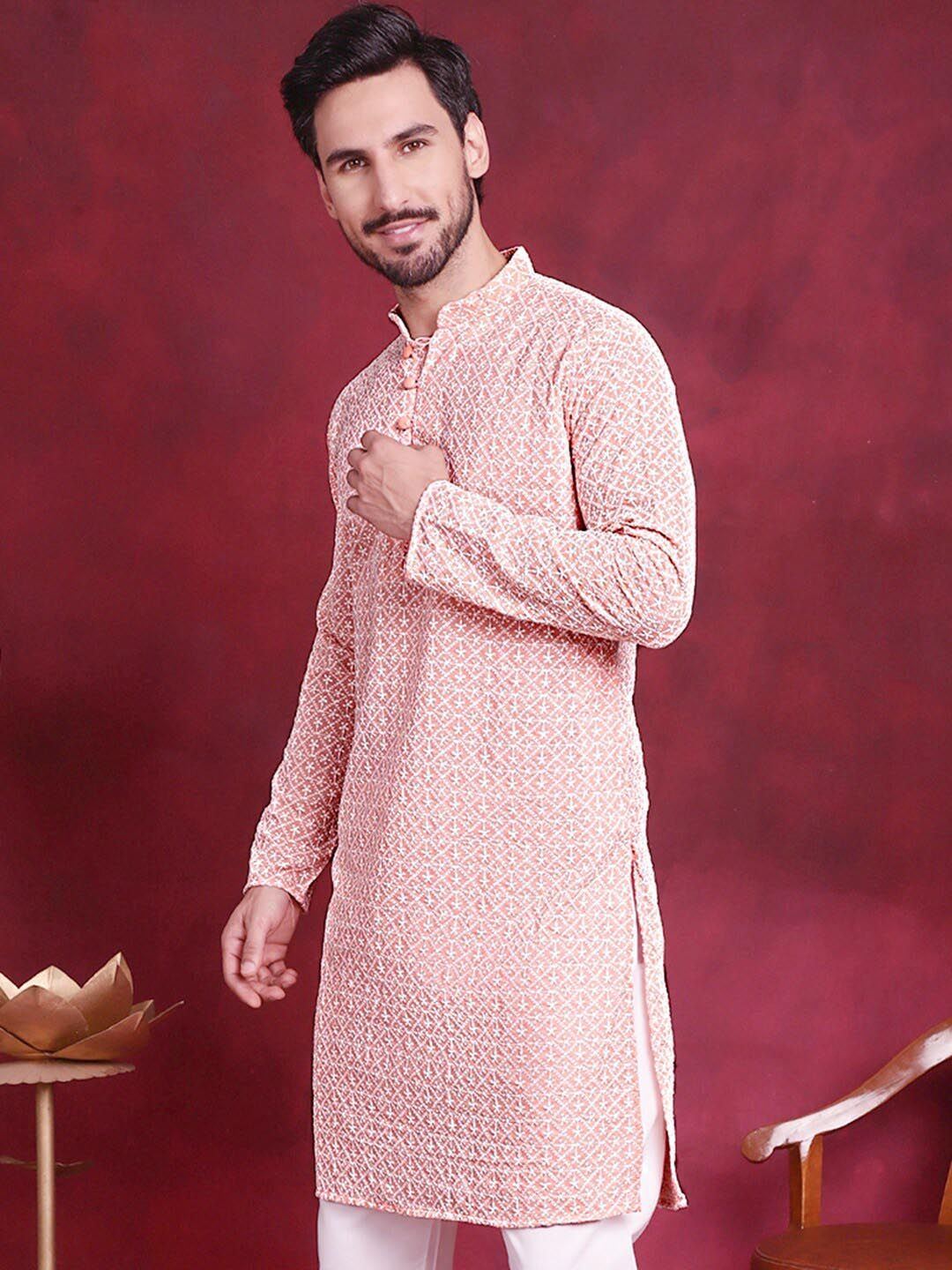 Jompers Floral Embroidered Kurta