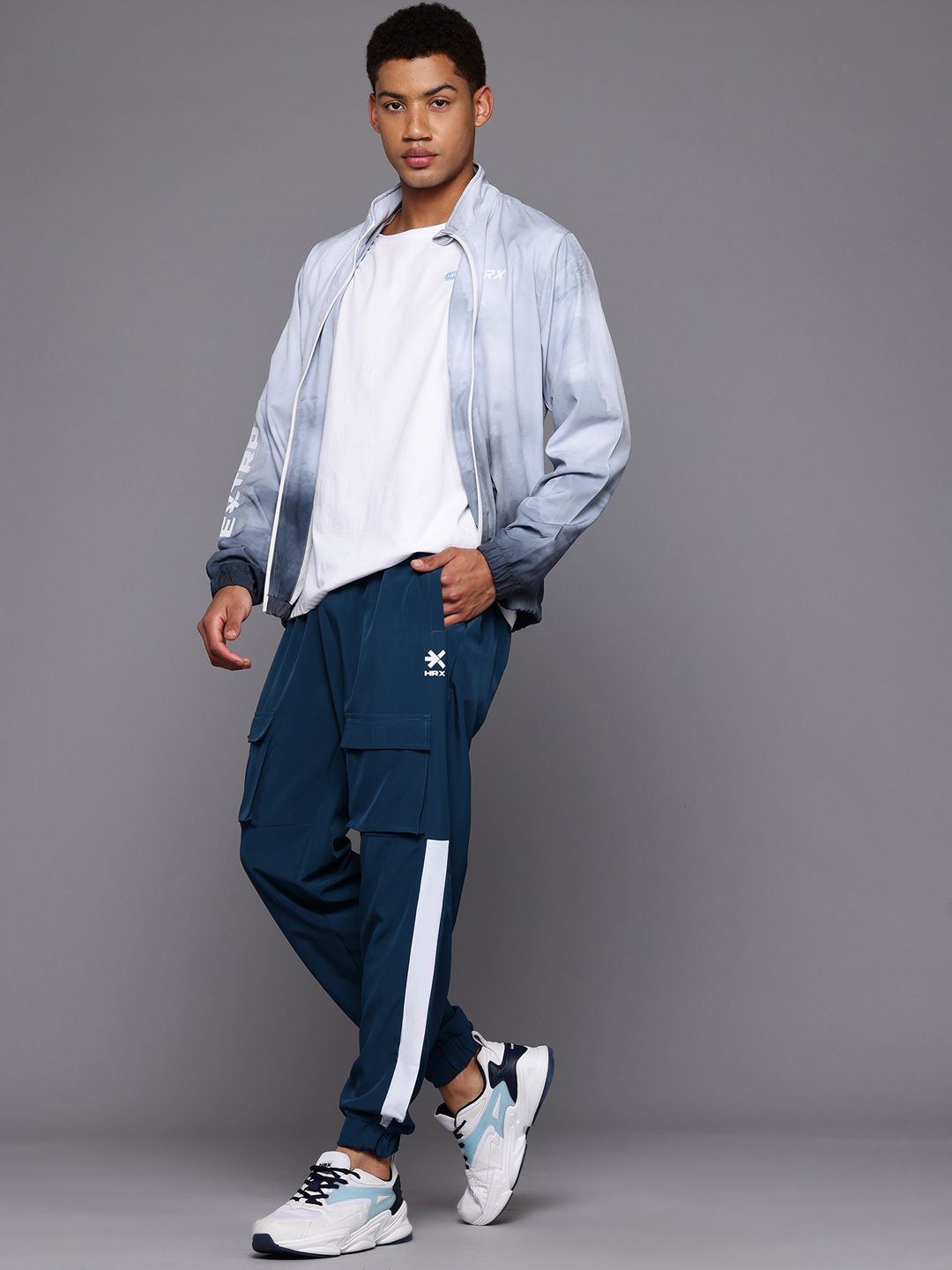 HRX by Hrithik Roshan Men Mid-Rise Regular Fit Running Joggers