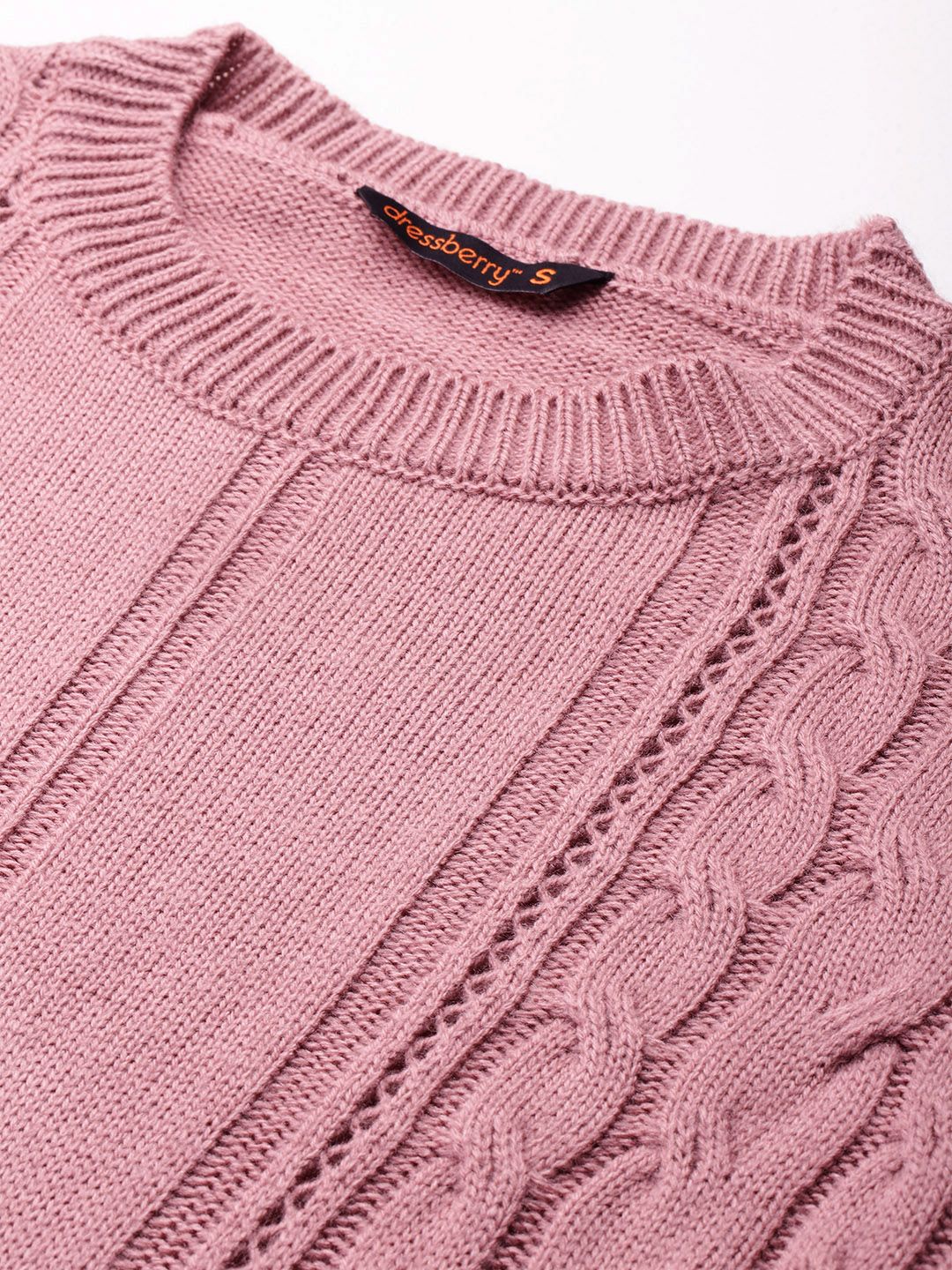 DressBerry Acrylic Ribbed Pullover