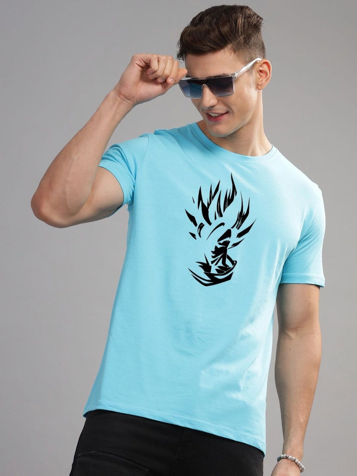 ADRO Men Typography Printed Raw Edge T-shirt