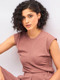 SASSAFRAS Round Neck Top With Trouser