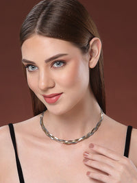 VOGUE PANASH 18KT Gold Plated Stone Studded Tarnish-Free Waterproof Necklace