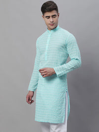 SOJANYA Ethnic Motifs Embroidered Thread Work Pure Cotton Kurta