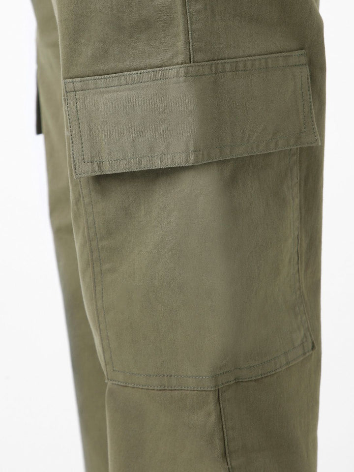 Urbano Fashion Men Regular Fit Solid Cargo Chino Pant with 6 Pockets Stretchable