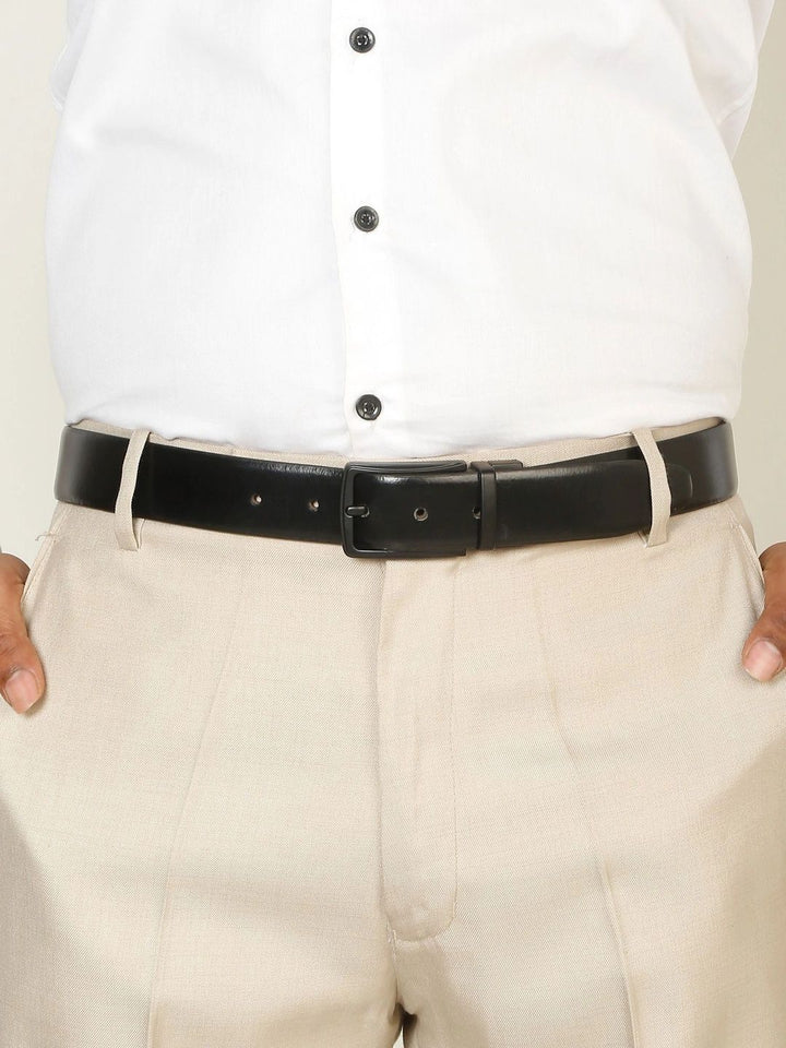 Teakwood Leathers Men Leather Reversible Formal Belt