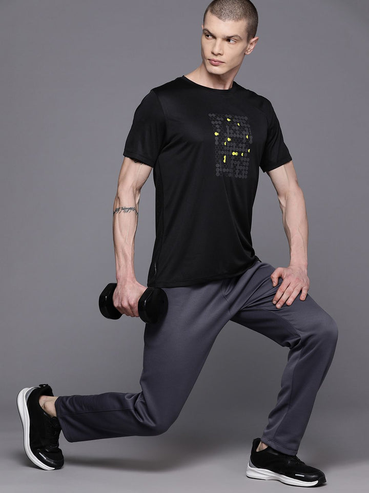 HRX by Hrithik Roshan Men Printed Rapid-Dry Training T-shirt
