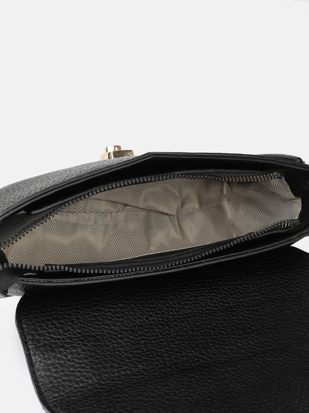 DressBerry Textured Structured Handheld Bag
