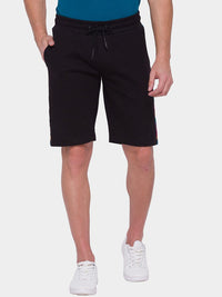 Being Human Men Black Sports Shorts