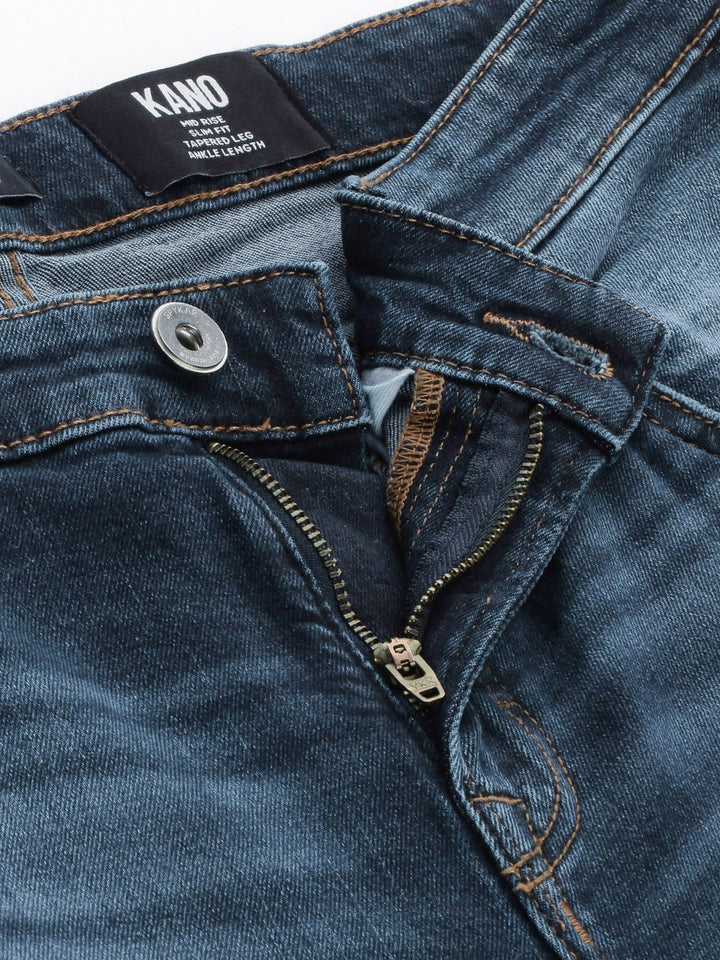 SPYKAR Men Kano Skinny Fit Mildly Distressed Heavy Fade Stretchable Jeans